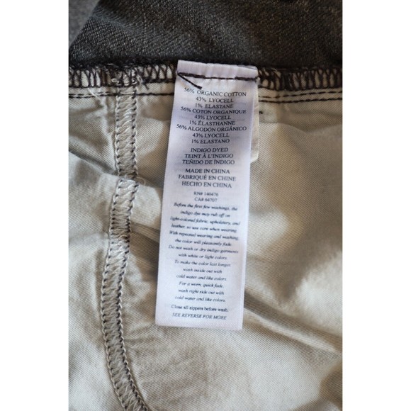 Faherty Mens Size 28 5 Pocket Black Dyed Straight Leg Jeans Pants Denim Stretch - Picture 6 of 11